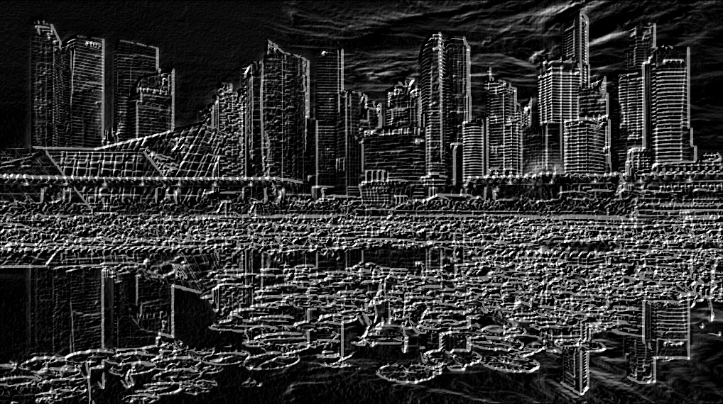 融合后梯度图像