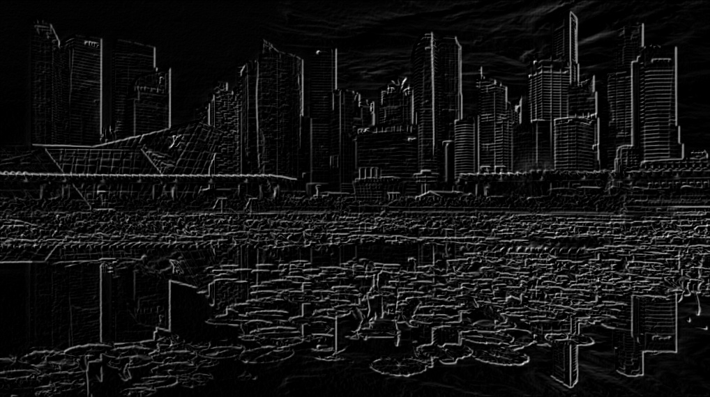 融合后梯度图像